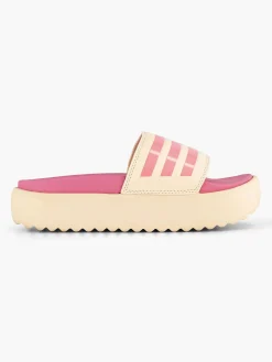 adidas Slippers-Beige Adilette Platform