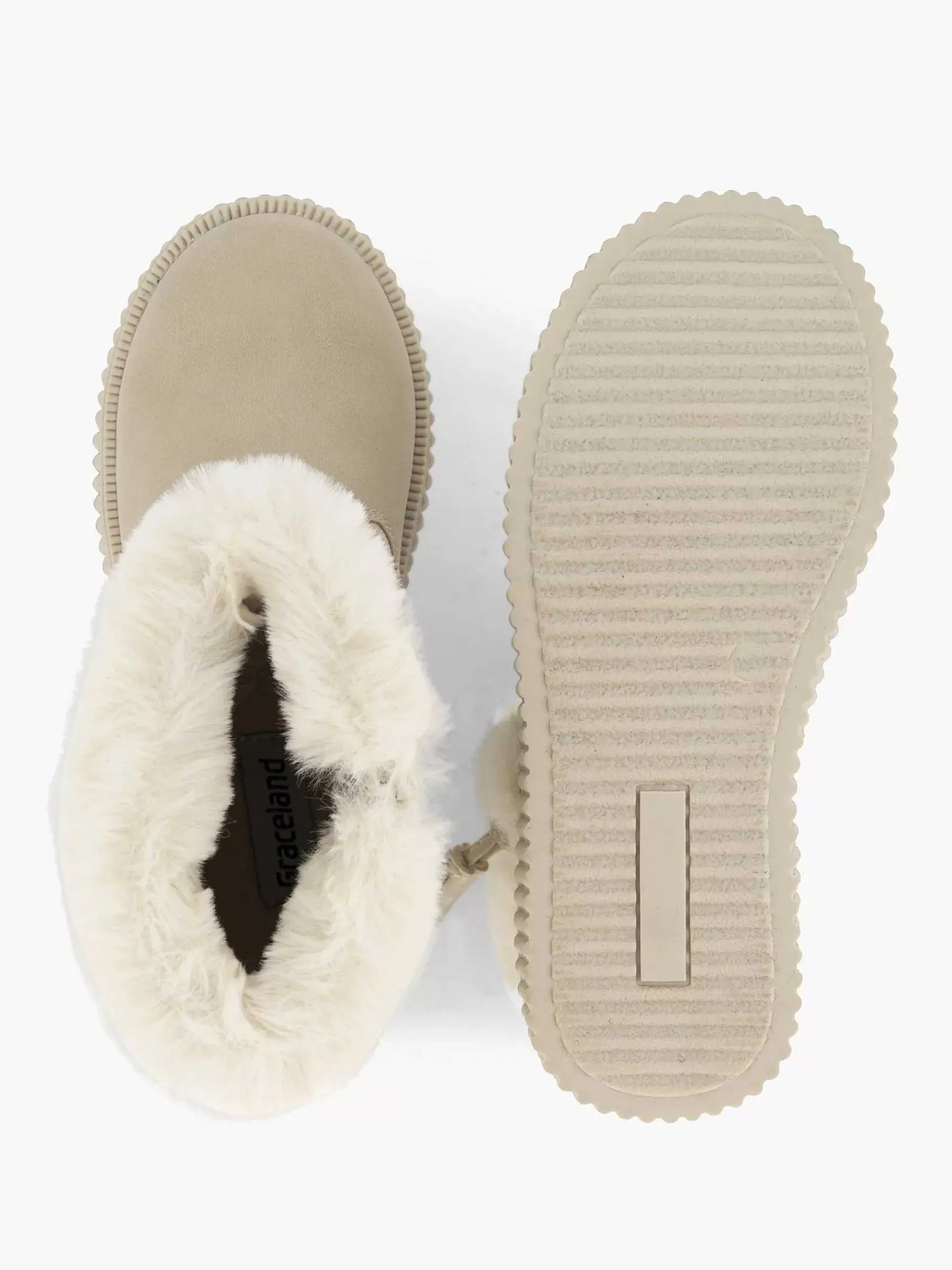 Graceland Jongensschoenen-Beige Boot Teddy