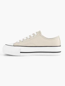 Graceland Sneakers-Beige Canvas Sneaker