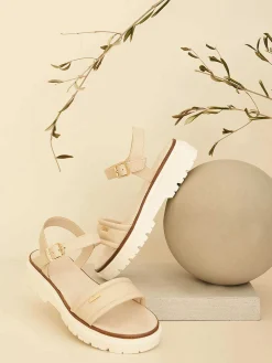 Esprit Sandalen-Beige Chunky Sandaal