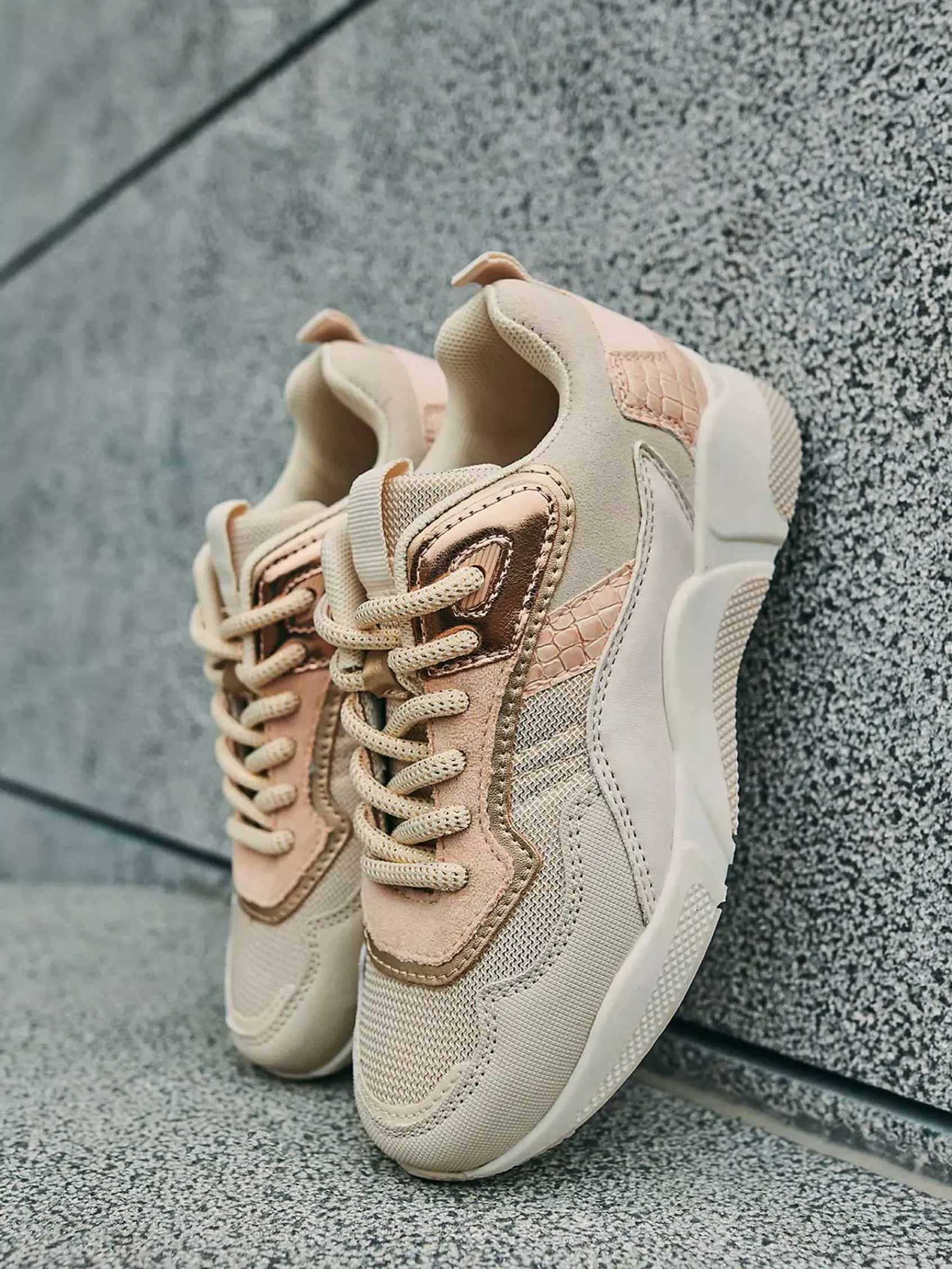 Graceland Jongensschoenen-Beige Chunky Sneaker