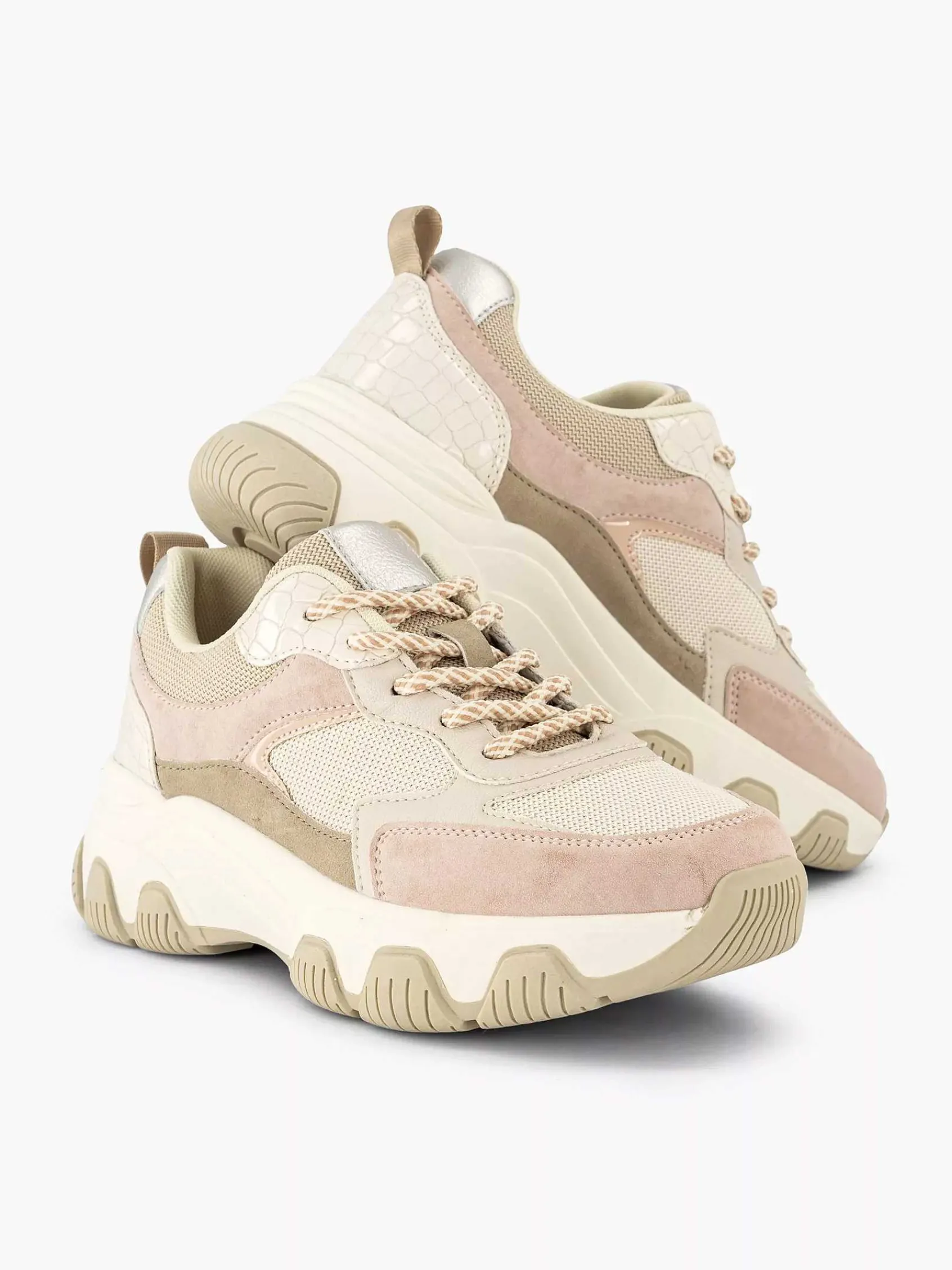 Oxmox Sneakers-Beige Chunky Sneaker