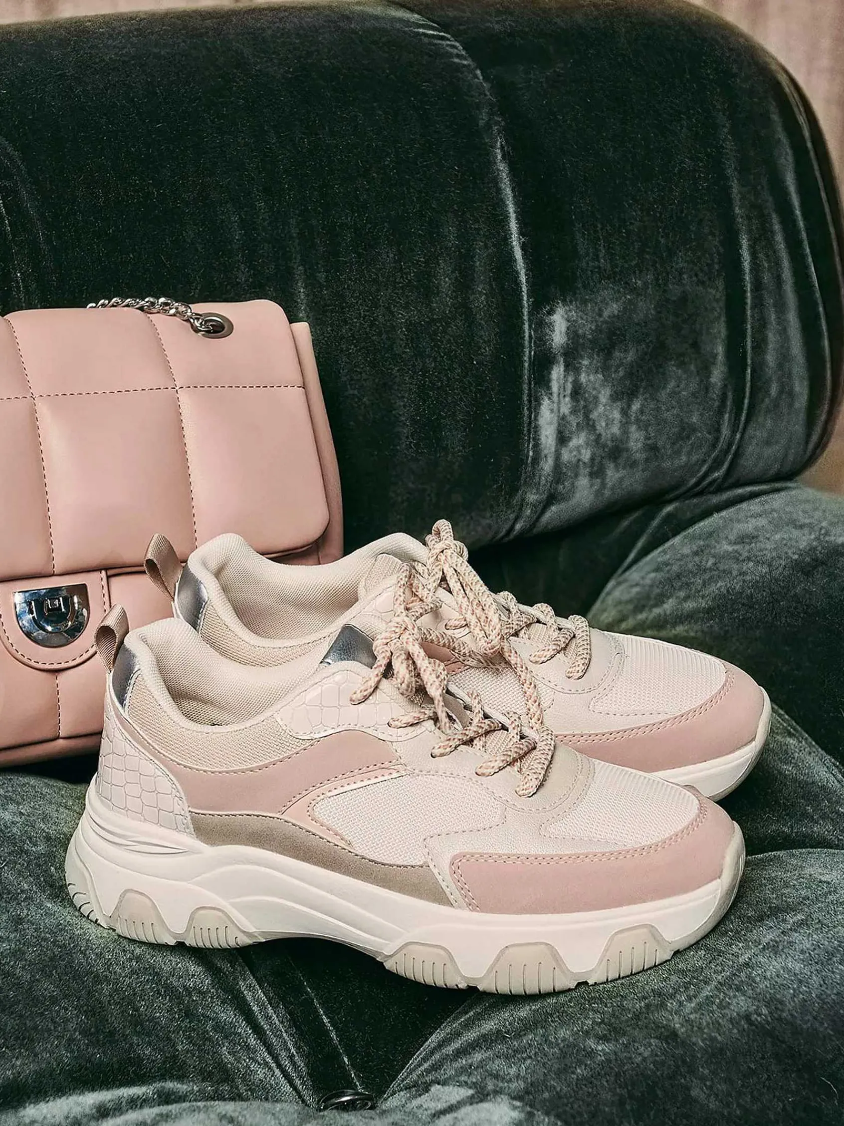 Oxmox Sneakers-Beige Chunky Sneaker