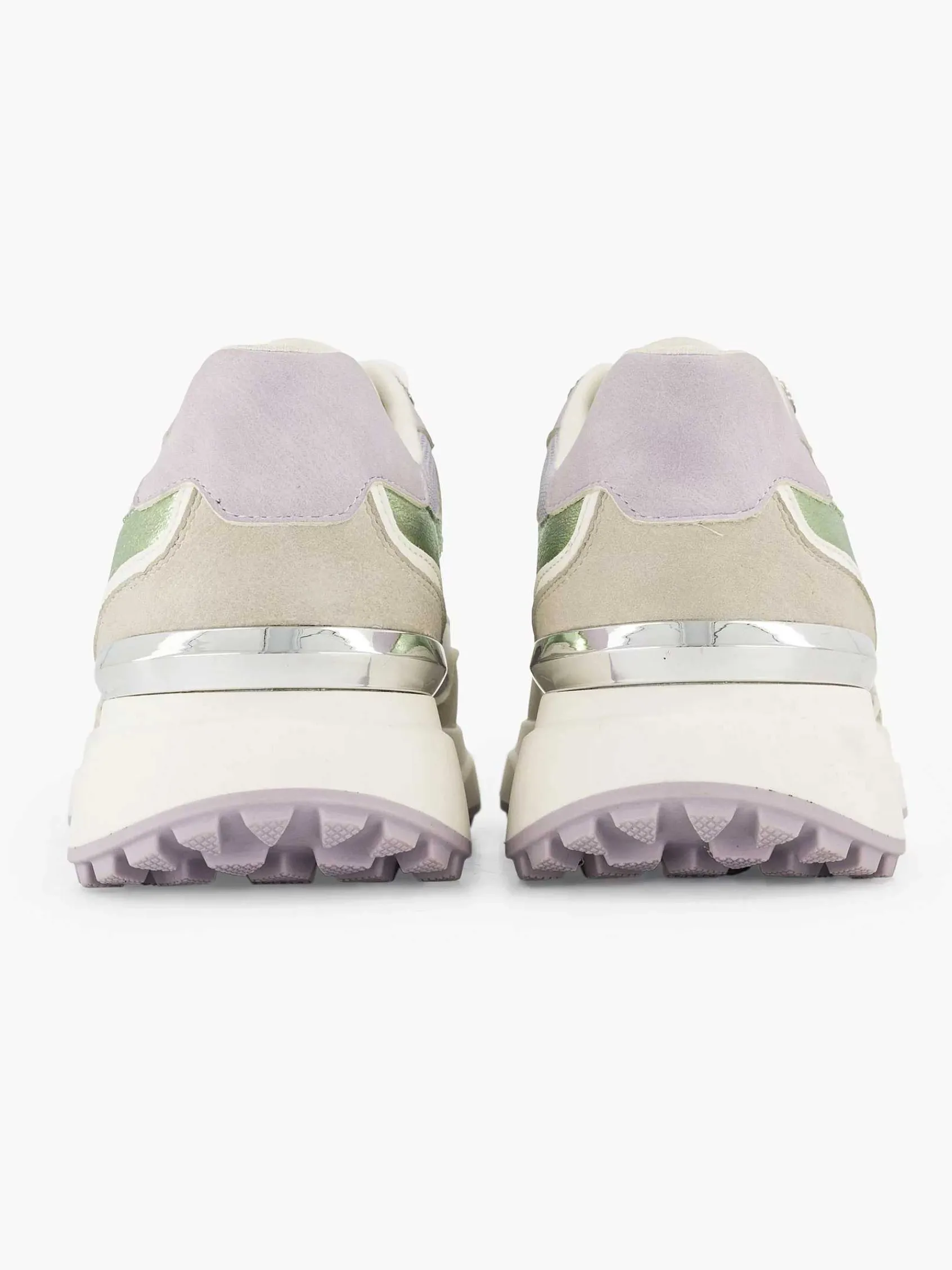 Graceland Sneakers-Beige Chunky Sneaker Glitter