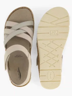 Medicus Comfort Schoenen-Beige Comfort Sandaal