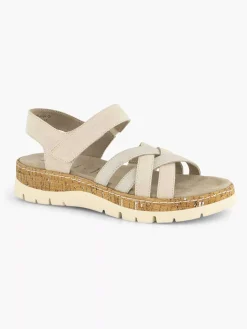 Medicus Comfort Schoenen-Beige Comfort Sandaal