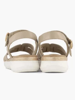Medicus Comfort Schoenen-Beige Comfort Sandaal