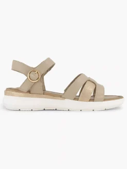 Medicus Comfort Schoenen-Beige Comfort Sandaal
