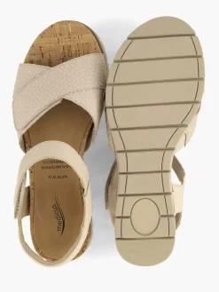 Medicus Comfort Schoenen-Beige Comfort Sandaal