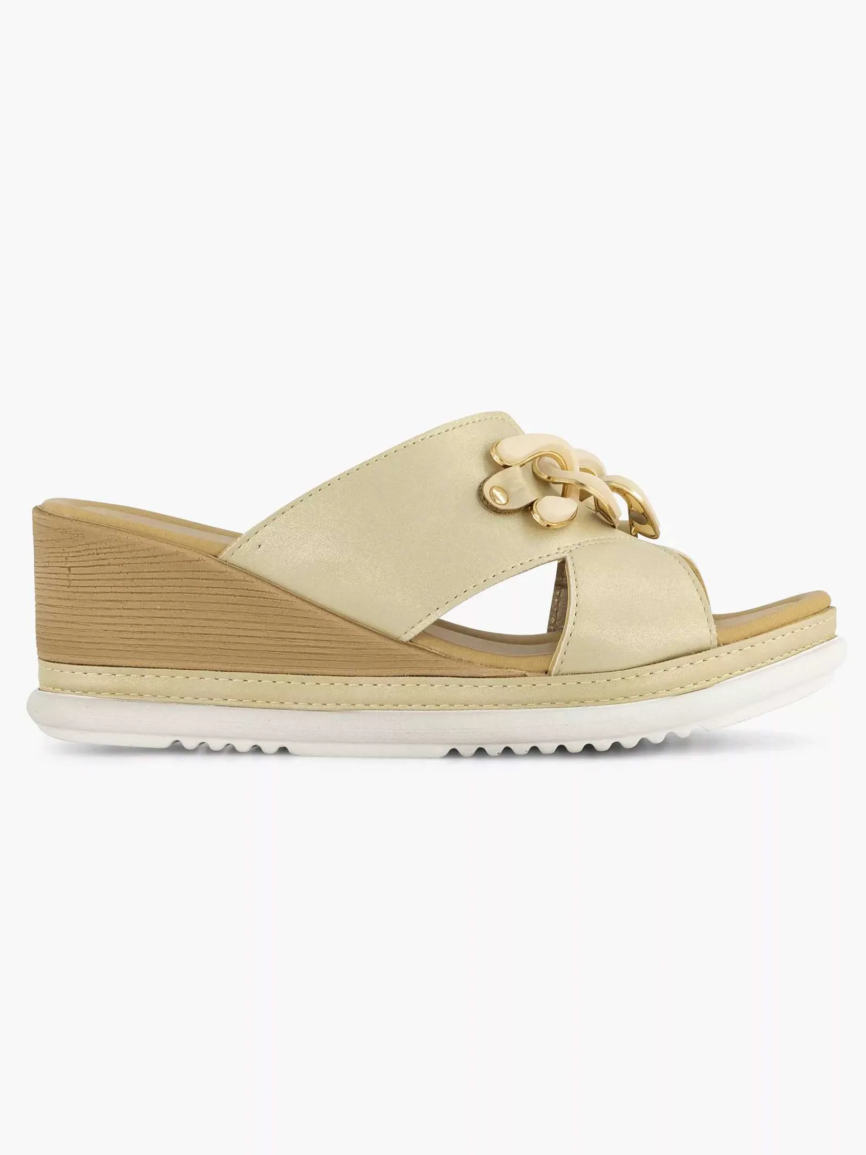 Easy Street Comfort Schoenen-Beige Comfort Slipper