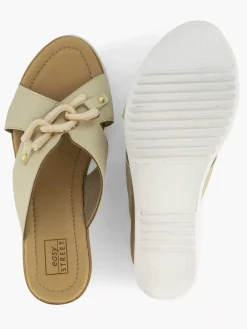 Easy Street Comfort Schoenen-Beige Comfort Slipper