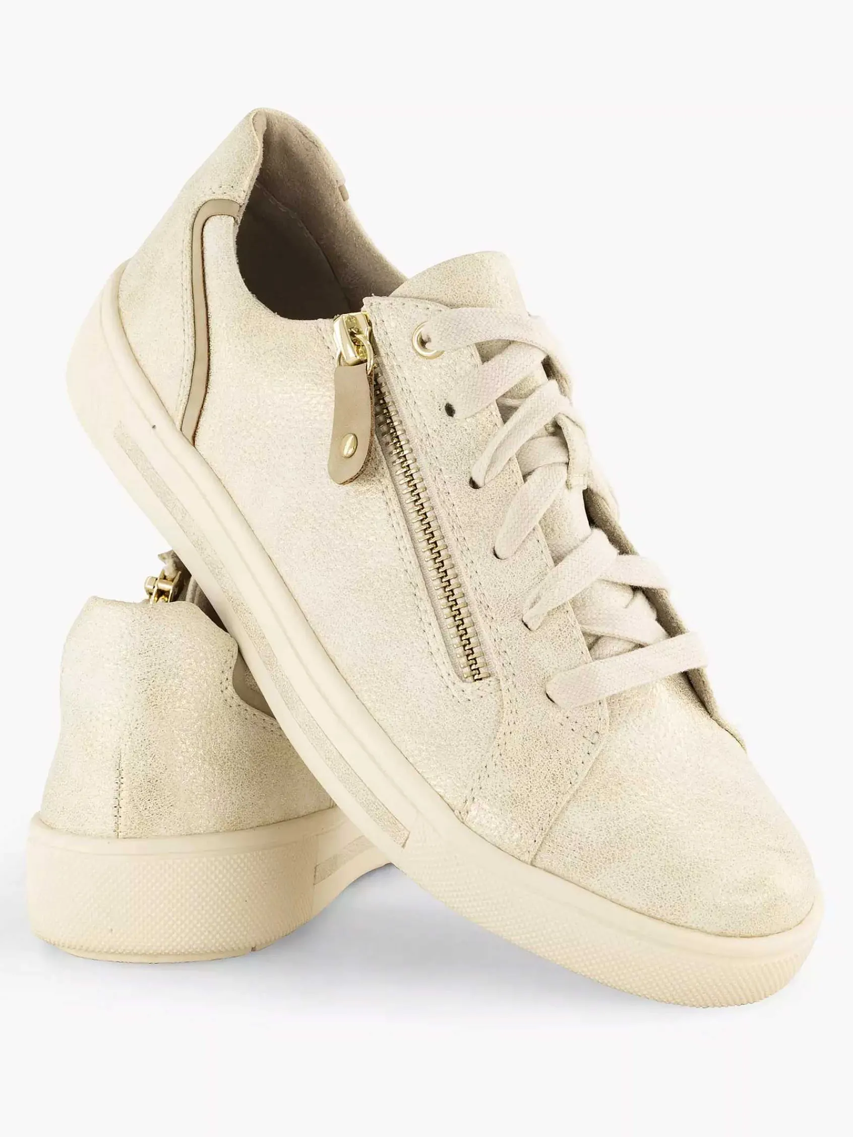 Easy Street Comfort Schoenen-Beige Comfort Sneaker