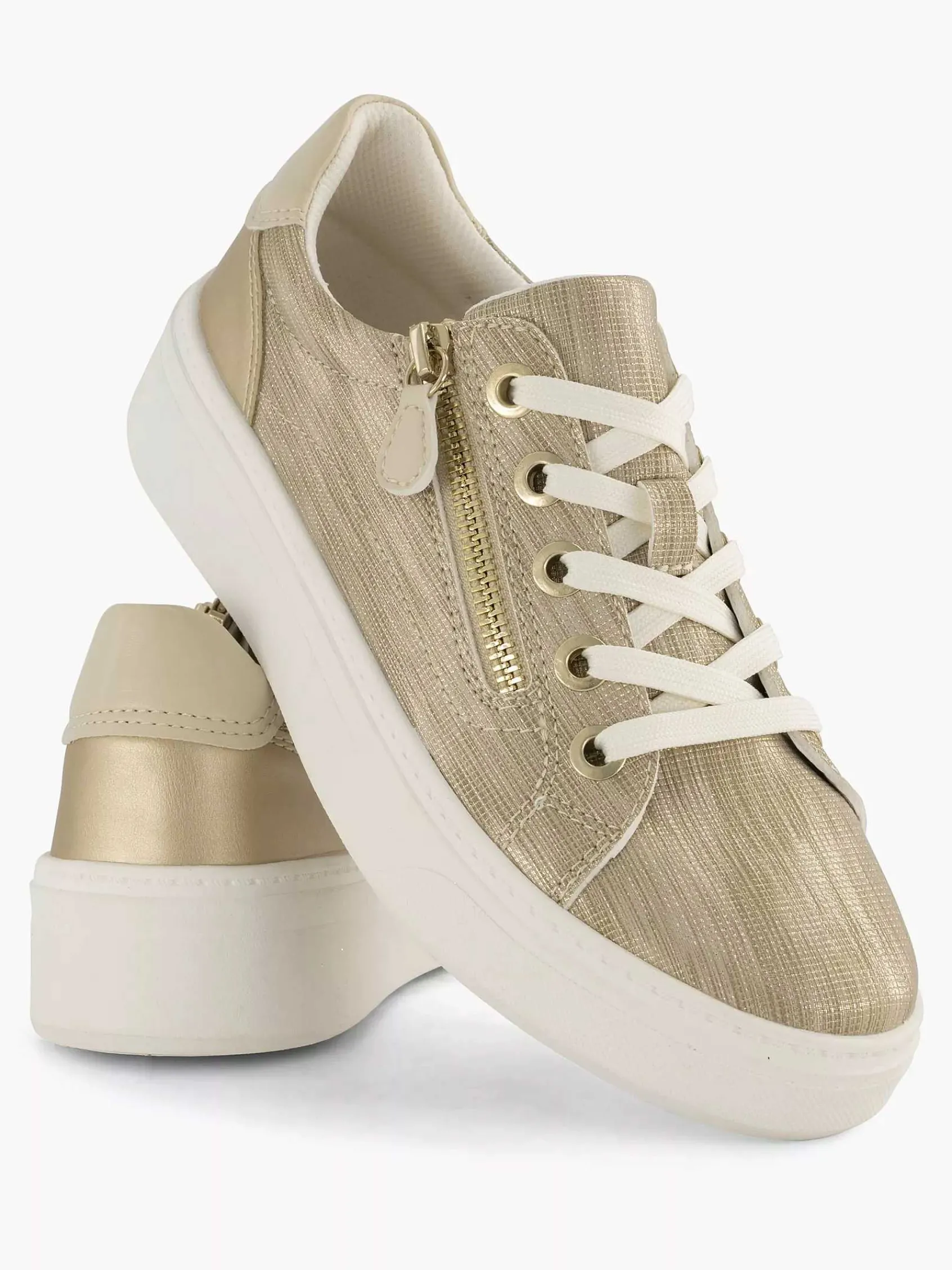 Easy Street Comfort Schoenen-Beige Comfort Sneaker