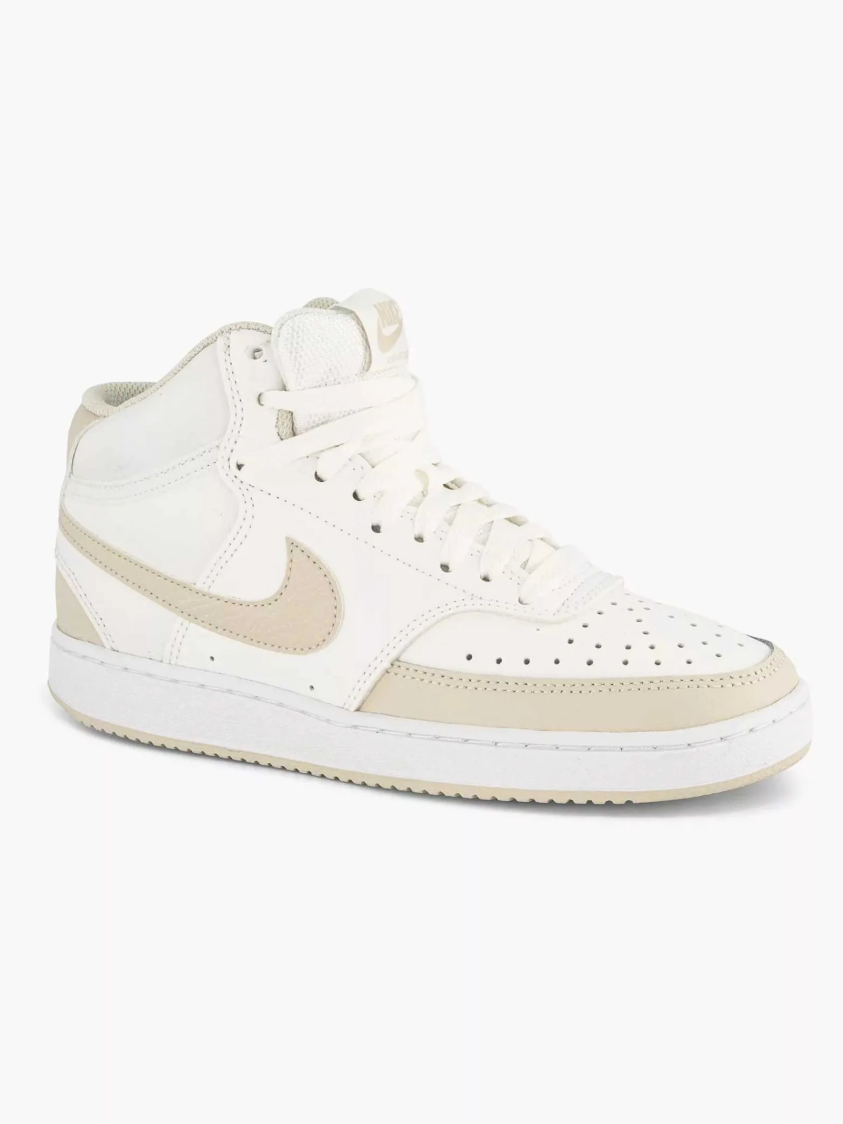 Nike Sneakers-Beige Court Vision Mid
