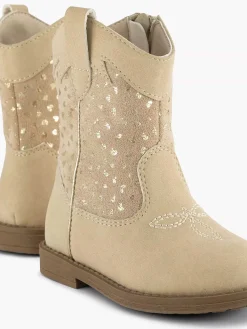 Graceland Jongensschoenen-Beige Cowboy Laars