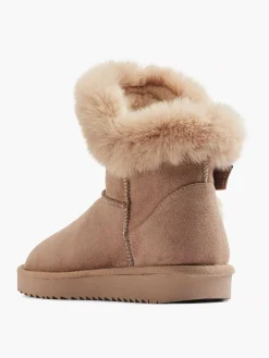 Graceland Enkellaarzen & Boots-Beige Enkelboot Gevoerd