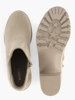 Graceland Enkellaarzen & Boots-Beige Enkellaars Hak