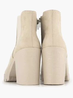 Graceland Enkellaarzen & Boots-Beige Enkellaars Hak