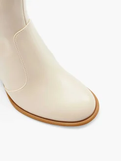 Graceland Enkellaarzen & Boots-Beige Enkellaars Hak