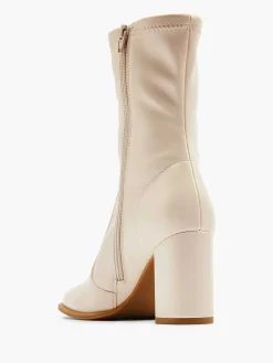Graceland Enkellaarzen & Boots-Beige Enkellaars Hak