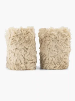 Cupcake Couture Jongensschoenen-Beige Hoge Pantoffel Plush