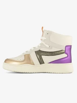Oxmox Sneakers-Beige Hoge Sneaker