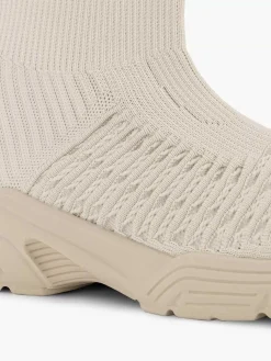 Oxmox Sneakers-Beige Hoge Sneaker