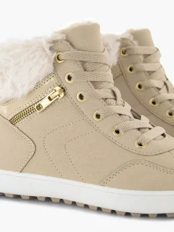 Graceland Sneakers-Beige Hoge Sneaker