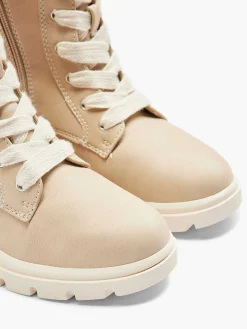 Esprit Jongensschoenen-Beige Hoge Veterboot