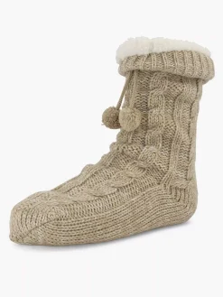 vanHaren Sokken-Beige Huissok 36-41