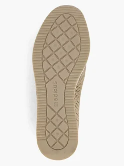 Medicus Comfort Schoenen-Beige Instap Comfort Sneaker Knitted