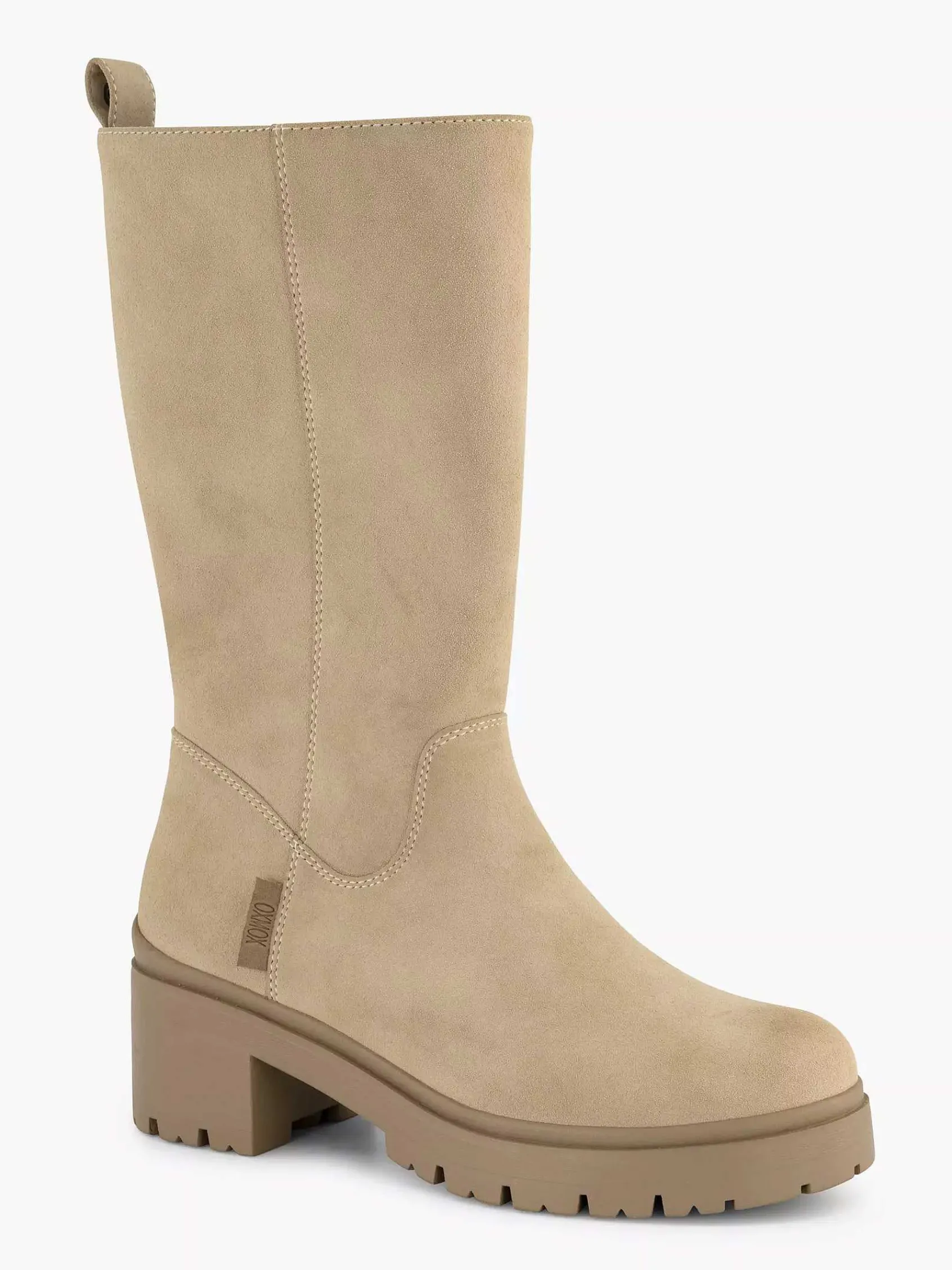 Oxmox Jongensschoenen-Beige Lange Laars