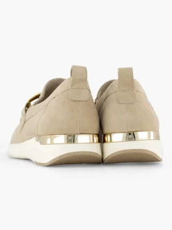 Medicus Comfort Schoenen-Beige Leren Comfort Instapper