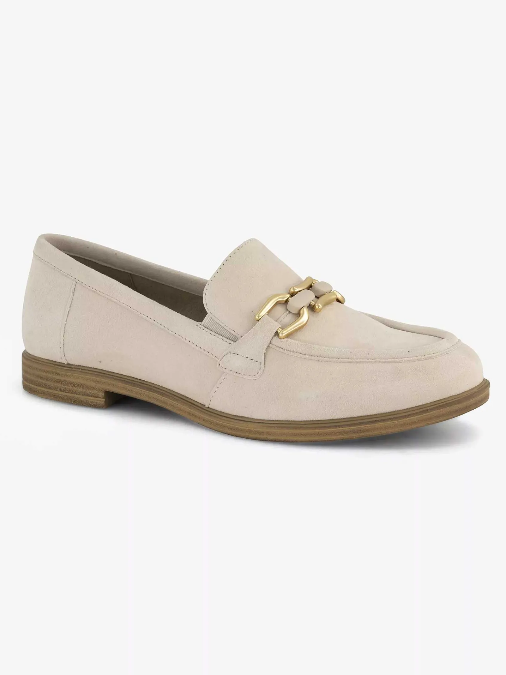 Medicus Comfort Schoenen-Beige Leren Instapper
