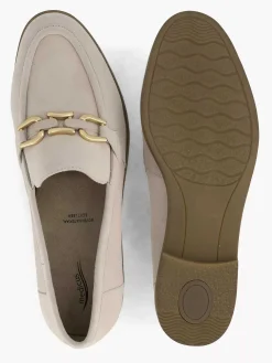 Medicus Comfort Schoenen-Beige Leren Instapper