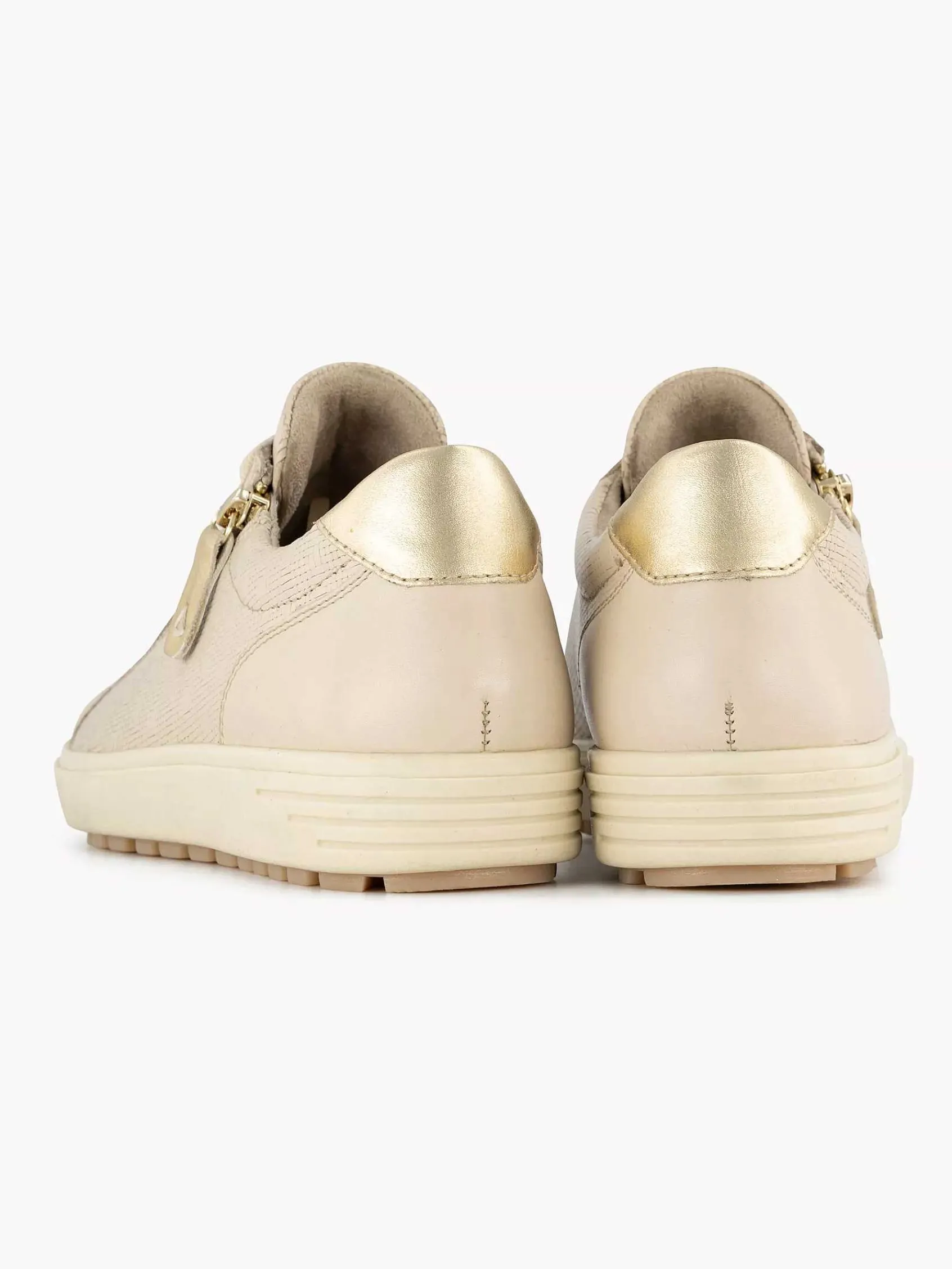 Medicus Sneakers-Beige Leren Sneaker