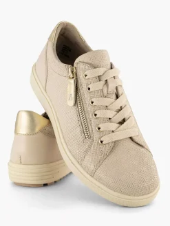 Medicus Sneakers-Beige Leren Sneaker