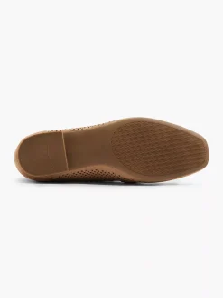Graceland Instappers-Beige Loafer Sierketting