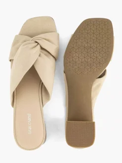 Graceland Sandalen-Beige Muiltje Knoop