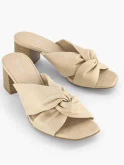 Graceland Sandalen-Beige Muiltje Knoop