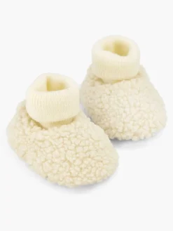 vanHaren Jongensschoenen-Beige Pantoffel Teddy