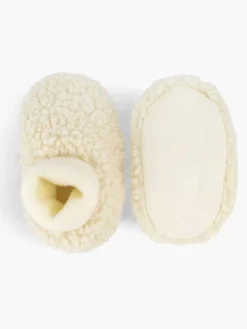 vanHaren Jongensschoenen-Beige Pantoffel Teddy