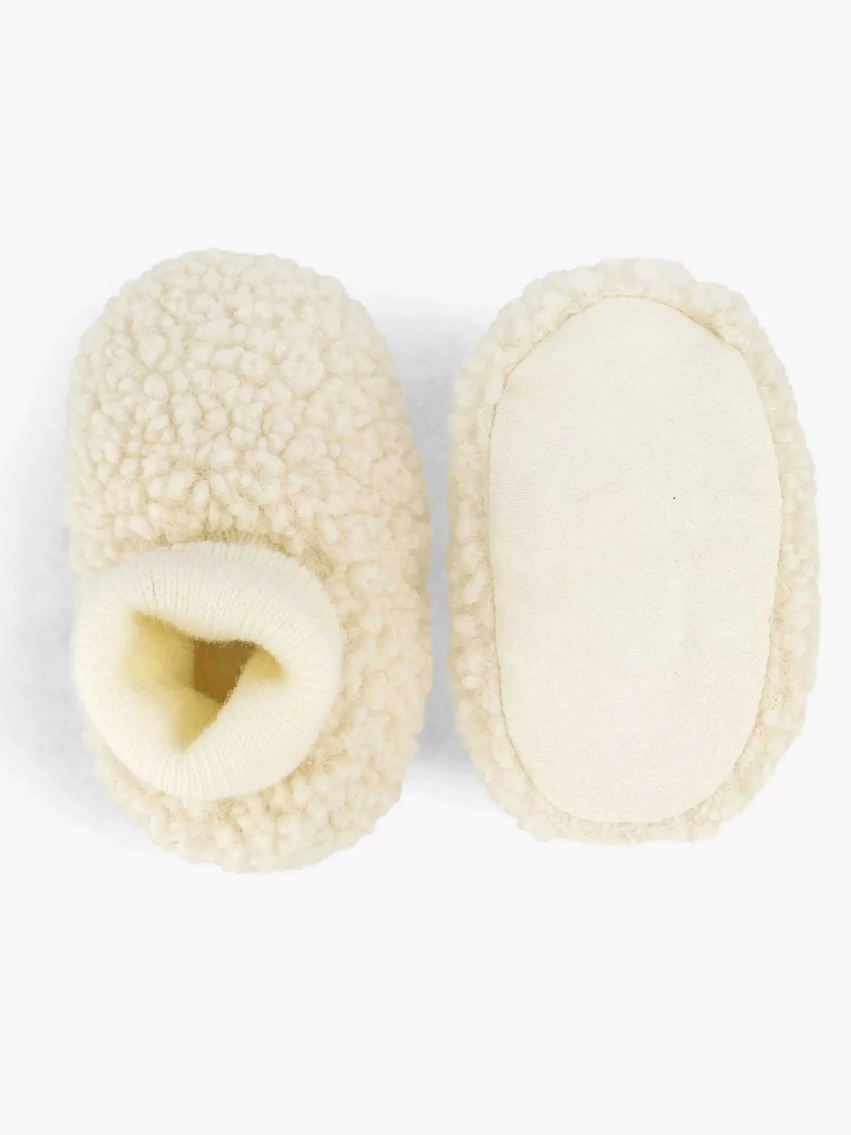 vanHaren Jongensschoenen-Beige Pantoffel Teddy