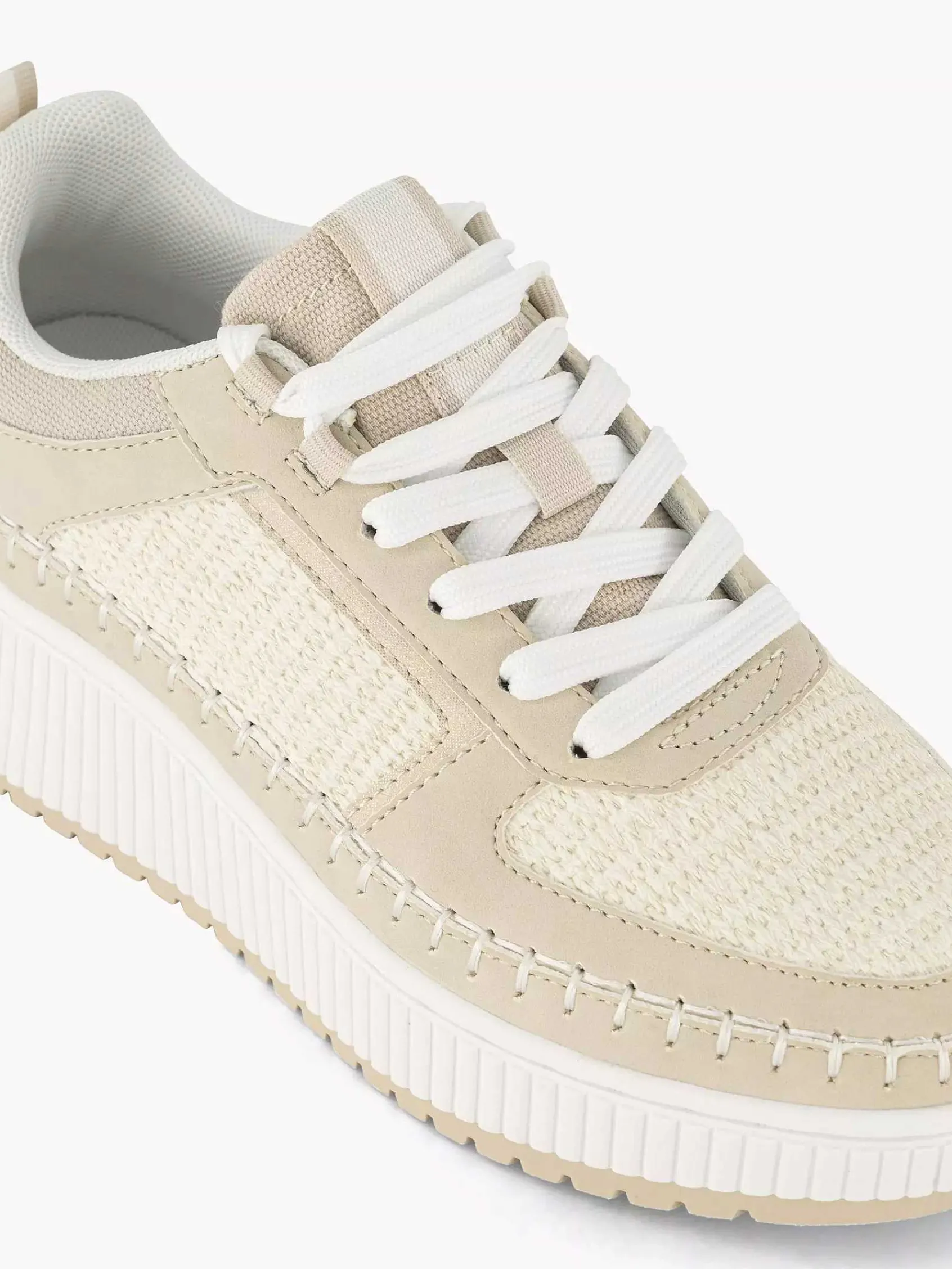 Oxmox Sneakers-Beige Platform Sneaker