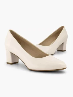 Graceland Hoge Hakken-Beige Pump Blokhak