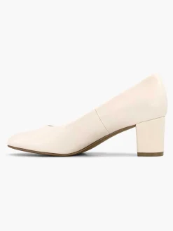 Graceland Hoge Hakken-Beige Pump Blokhak