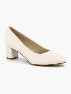 Graceland Hoge Hakken-Beige Pump Blokhak