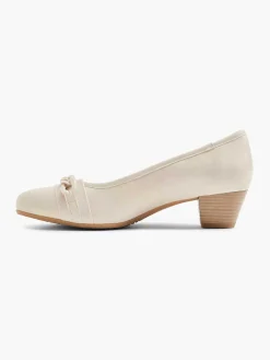 Easy Street Comfort Schoenen-Beige Pump Sierketting