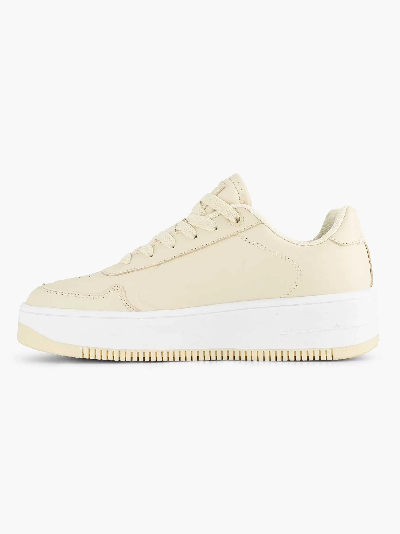 Champion Sneakers-Beige Rebound Platform Low