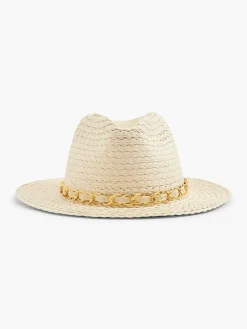Graceland Online Exclusive Accessoires-Beige Rieten Strandhoed